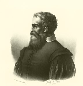 Daniele da Volterra, retrato (gravura) de French School