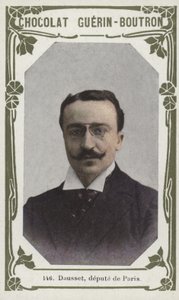 Dausset, depute de Paris (foto colorida) de French School