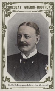 De Bulow, Grão-Chanceler Alemão (foto colorida) de French School