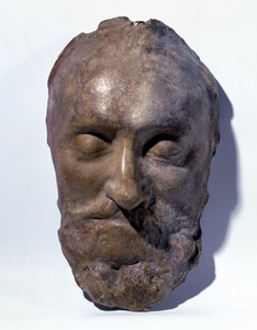 Máscara da Morte de Henri IV (1553-1610) Rei da França (cera) de French School