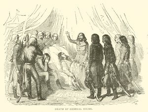 Morte do General Hoche (gravura) de French School