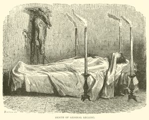 Morte do General Leclerc (gravura) de French School