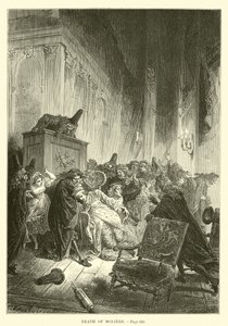 Morte de Molière de French School