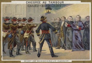 Morte de monsenhor Darboy, arcebispo de Paris, 1871 de French School