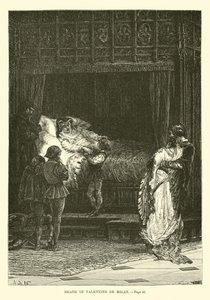 Morte de Valentim de Milão de French School