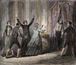 Morte do Príncipe Louis Henri Joseph de Bourbon, Príncipe de Conde (Louis VI Henry de Bourbon Conde) - Morte do Príncipe de Conde (Louis VI Henry de Bourbon Conde de French School