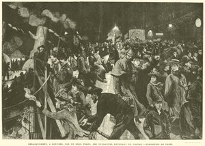 Aterragem, em Dover, em Tempo Pesado, de Viajantes que Regressam de Visita à Exposição de Paris (gravação) de French School
