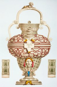 Garrafa de bebida decorada pertencente a Henri II da França, 1873 de French School