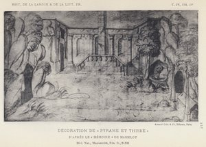 Decoração De Pyrame Et Thisbe (litho) de French School