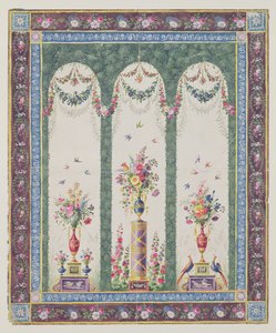 Design decorativo para um caramanchão ou loggia jardim de French School