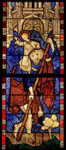 Retratando St Christopher, originalmente de uma igreja em Colônia de French School