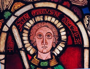 Representando St Timothy, originalmente de Neuwiller (Lr. Rhine) de French School
