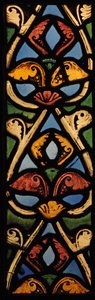 Representando um painel de fronteira (ex St Denis 1140-44) de French School