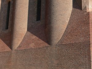 Detalhe de representação da alvenaria de French School