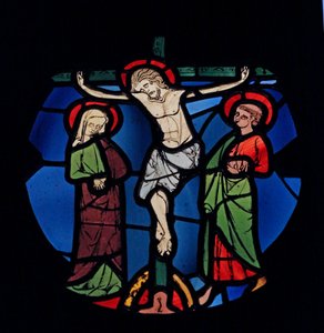 Representando a Crucificação, ex Ste Chapelle de French School