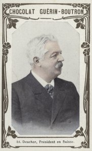 Deucher, presidente na Suíça (foto colorida) de French School