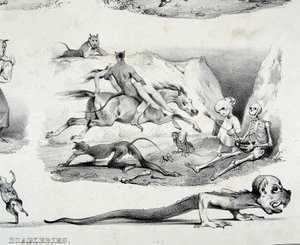 Diableries (imagens do diabo) - por Le Poitevin de French School