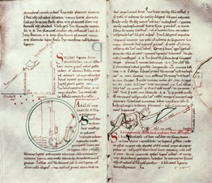 Diagramas de medições e texto de French School