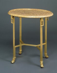 Directoire Gueridon, c.1799 (ormolu e mármore) de French School