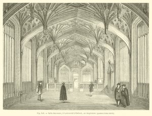 Divinity School, Biblioteca Bodleian, Oxford (gravura) de French School