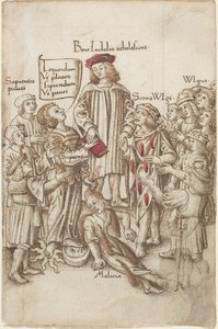 Não andeis fora da via pública [fol. 35 reto], c.1512-1515 (pena e tinta) de French School