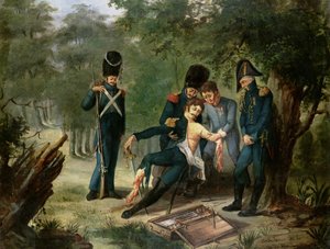 Ambulância do Doutor Larreys na Batalha de Hanau, de 30 a 31 de outubro de 1813 de French School