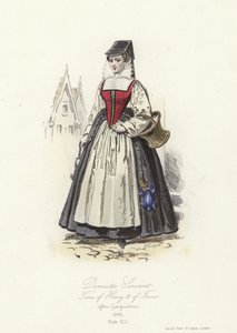Servo doméstico da época de Henrique III da França de French School