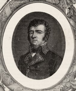 Dominique Vandamme, de "História da Revolução Francesa" por Louis Blanc (1811-82) de French School