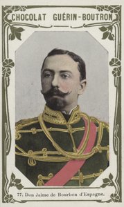 Don Jaime de Bourbon dEspagne (foto colorida) de French School