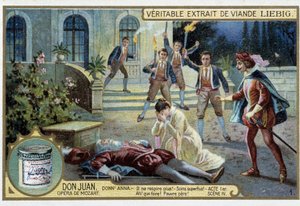 Don Juan: Acto I, Cena IV, a morte do pai de Donn