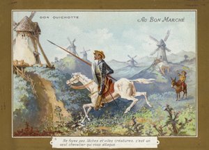Dom Quixote a cavalo de French School