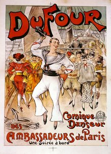 Poster Du Four (cor litho) de French School