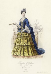 Duquesa de Orleans, reinado de Luís XIV da França de French School