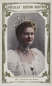 Duquesa de Hesse (foto colorida) de French School