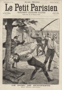 Duelo entre dois oficiais do exército austro-húngaro em Budapeste de French School