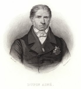 Dupin Aine - político francês e presidente da Câmara dos Deputados (1783-1865) de French School