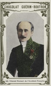 Edmond Rostand, da Académie Française (foto colorida) de French School