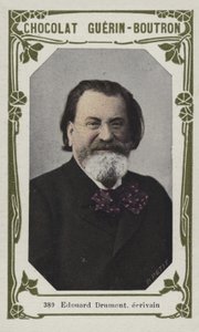 Edouard Drumont, escritor (foto colorida) de French School