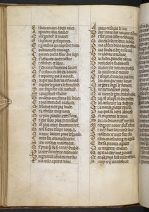 Egerton MS 881 f.65v, Guillaume de Lorris e Jean de Meun, Roman de la Rose (vellum) de French School