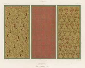 Tecidos bordados da França do século XV de French School