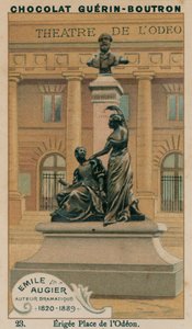 Emile Augier, Autor Dramática, 1820-1889, Erigee Place de lOdeon de French School