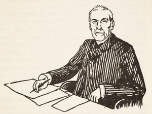 Emile Boutroux, cópia de Boris Mestchersky (n.1957), Ilustração da História da Nação Francesa, Ciências, Volumes I e II, de Gabriel Hanotaux (1853-1944), 1924 de French School