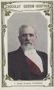 Emile Loubet, presidente (foto colorida) de French School