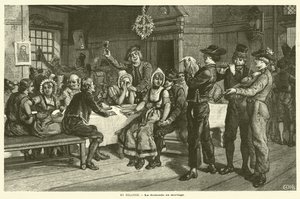 En Zelande (gravura) de French School