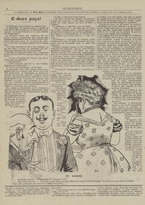 À noite. Ilustração para Le Pele-Mele de French School