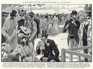 Elegância inglesa em Paris de French School