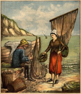 Gravura em "La Terre Illustree" n°86 de 23 de Junho de 1892. de French School