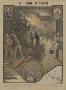 inveja e caridade (cor litho) de French School