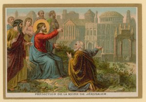 Episódio da vida de Jesus Cristo (cromolito) de French School