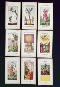 Cartas de tarô Etteilla de French School